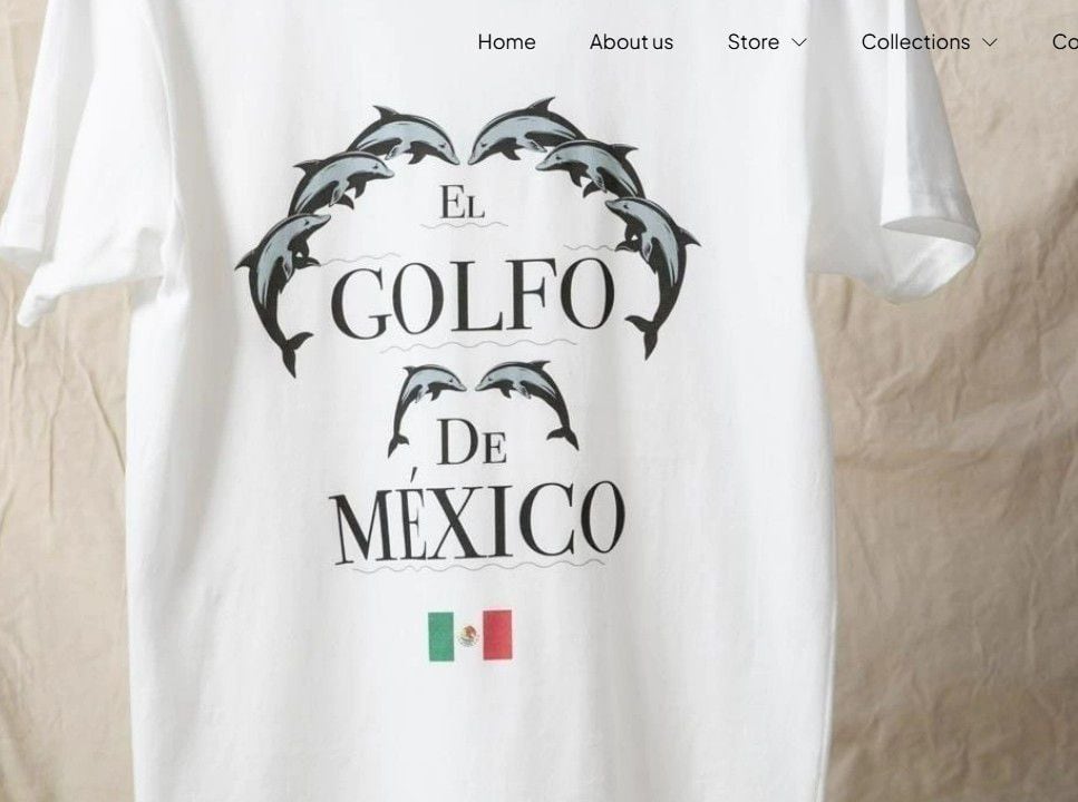 Campillo diseñó la playera de 'Golfo de México'. (Foto: Captura campillo.mx)