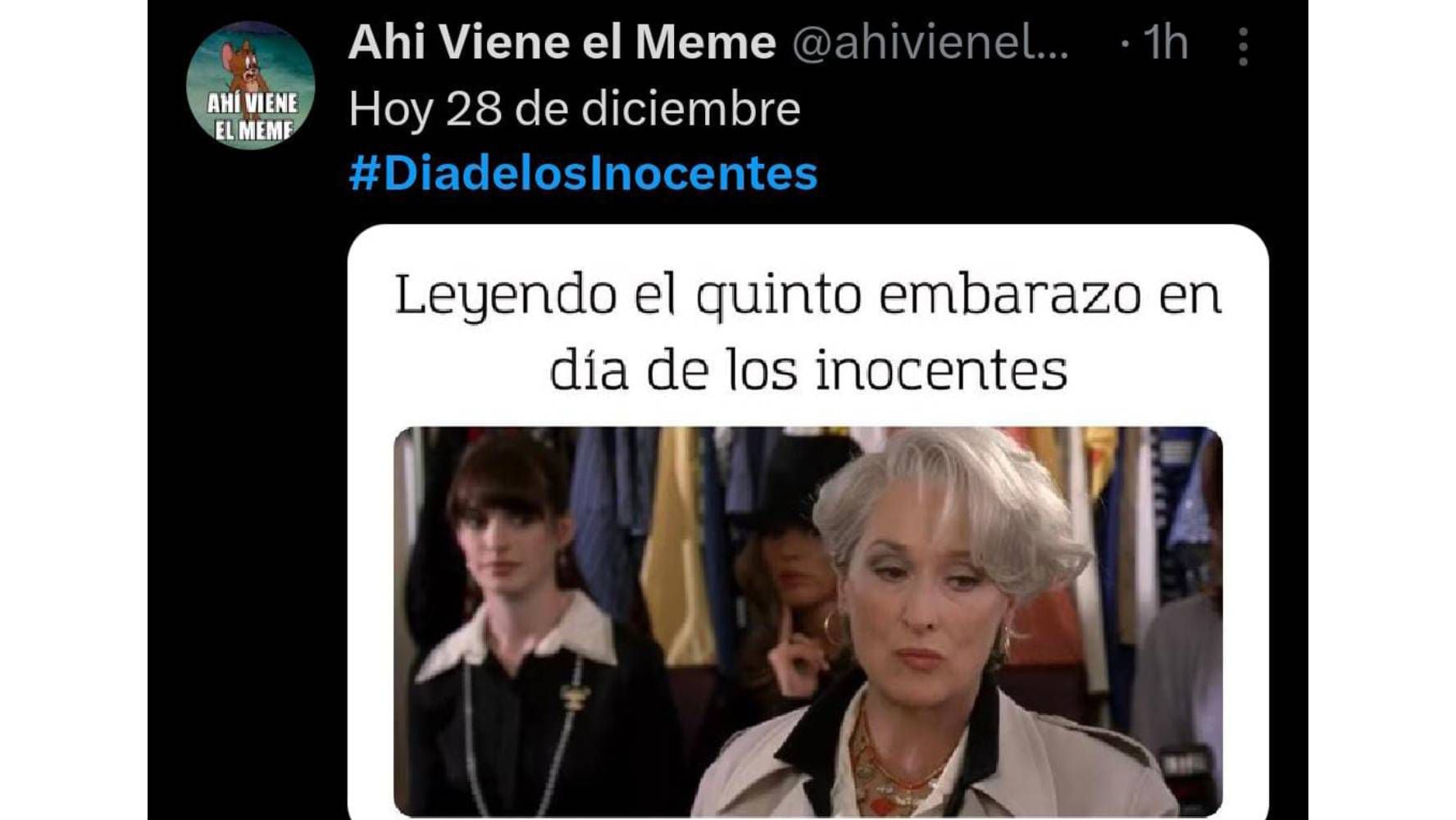 Memes del Día de los inocentes. (Foto: Captura X)