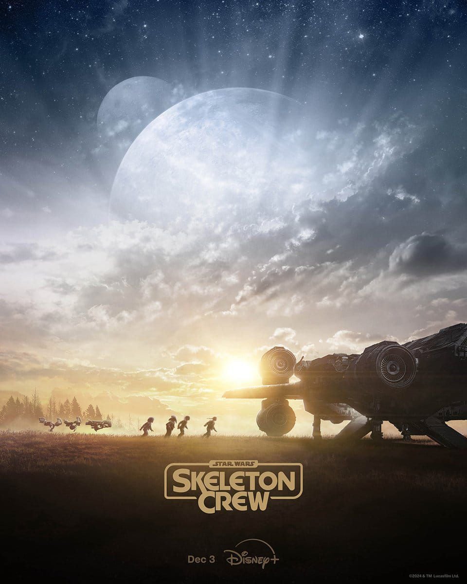 'Skeleton crew' es la nueva serie de Star Wars. (Foto: X @disneyD23)