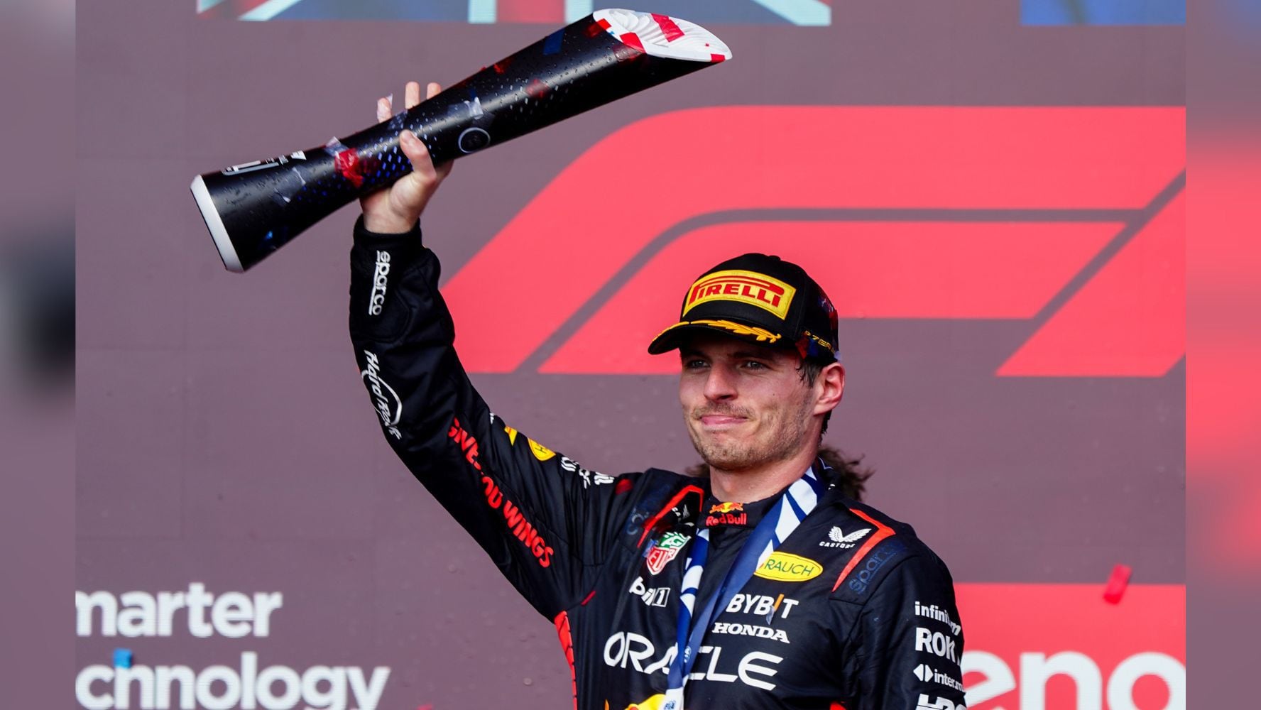 Max Verstappen se llevó el primer lugar del Gran Premio de Estados Unidos. (Foto: EFE)