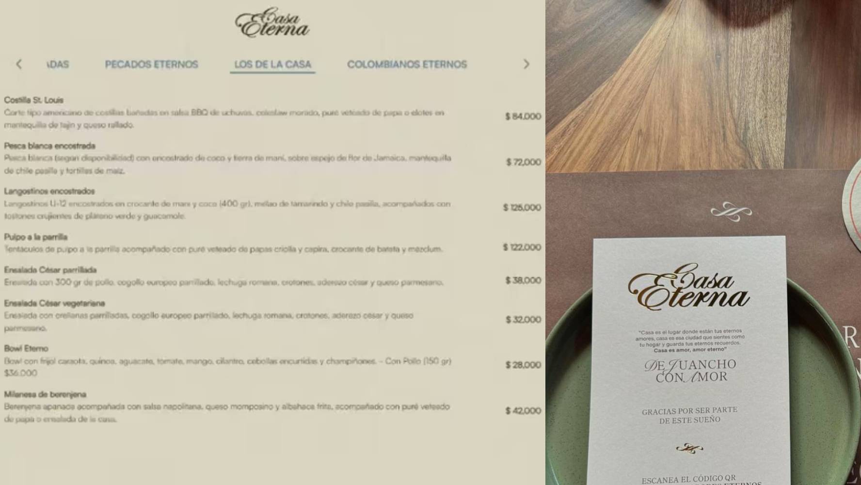 Maluma abrió un nuevo restaurante en Medellín y de auténtica comida colombiana. (Foto: Casa Eterna).
