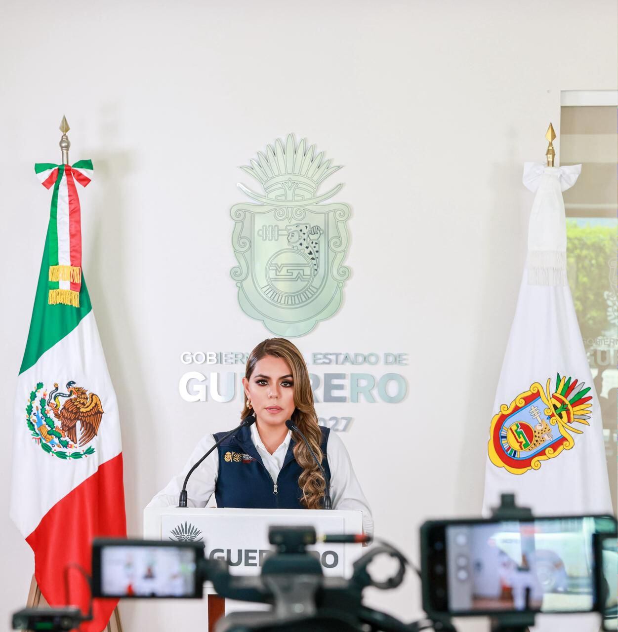 Acepta Evelyn Salgado renuncias de secretarios de Seguridad Pública y General de Gobierno por caso de normalista Ayotzinapa