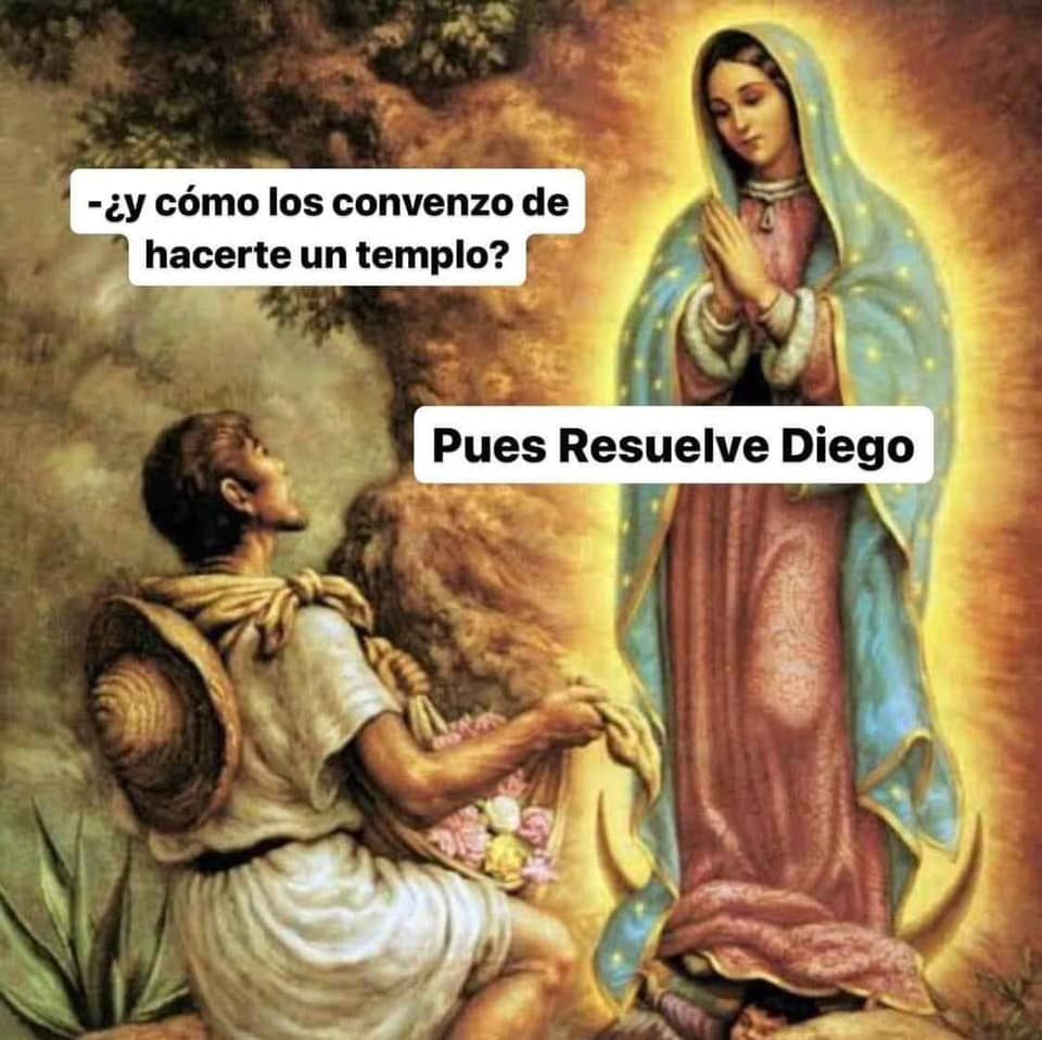 Memes sobre el 12 de diciembre, día de la Virgen de Guadalupe. (Foto: Redes sociales)