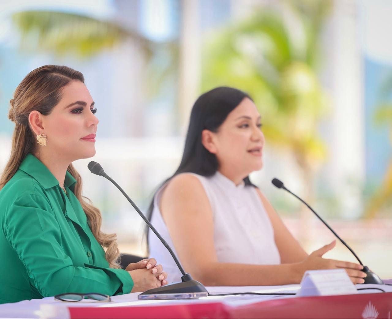 Anuncian Evelyn Salgado y Ariadna Montiel el inicio del programa “Juntos Pintamos Acapulco”