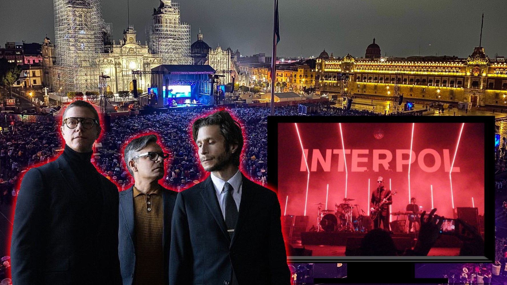 Interpol gratis en el Zócalo de CDMX: ¿Dónde ver EN VIVO por TV y streaming? Calles cerradas y más