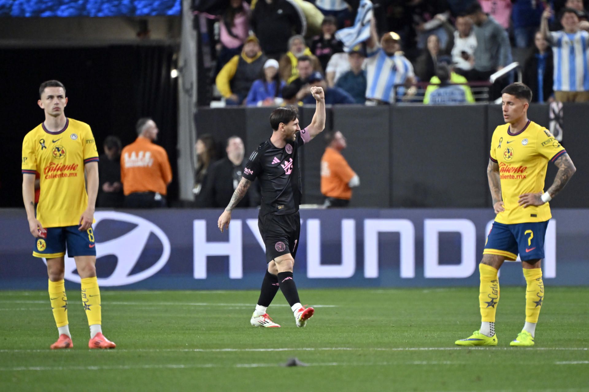 Inter de Miami empató 2-2 en el tiempo regular con el América. (Foto: EFE).