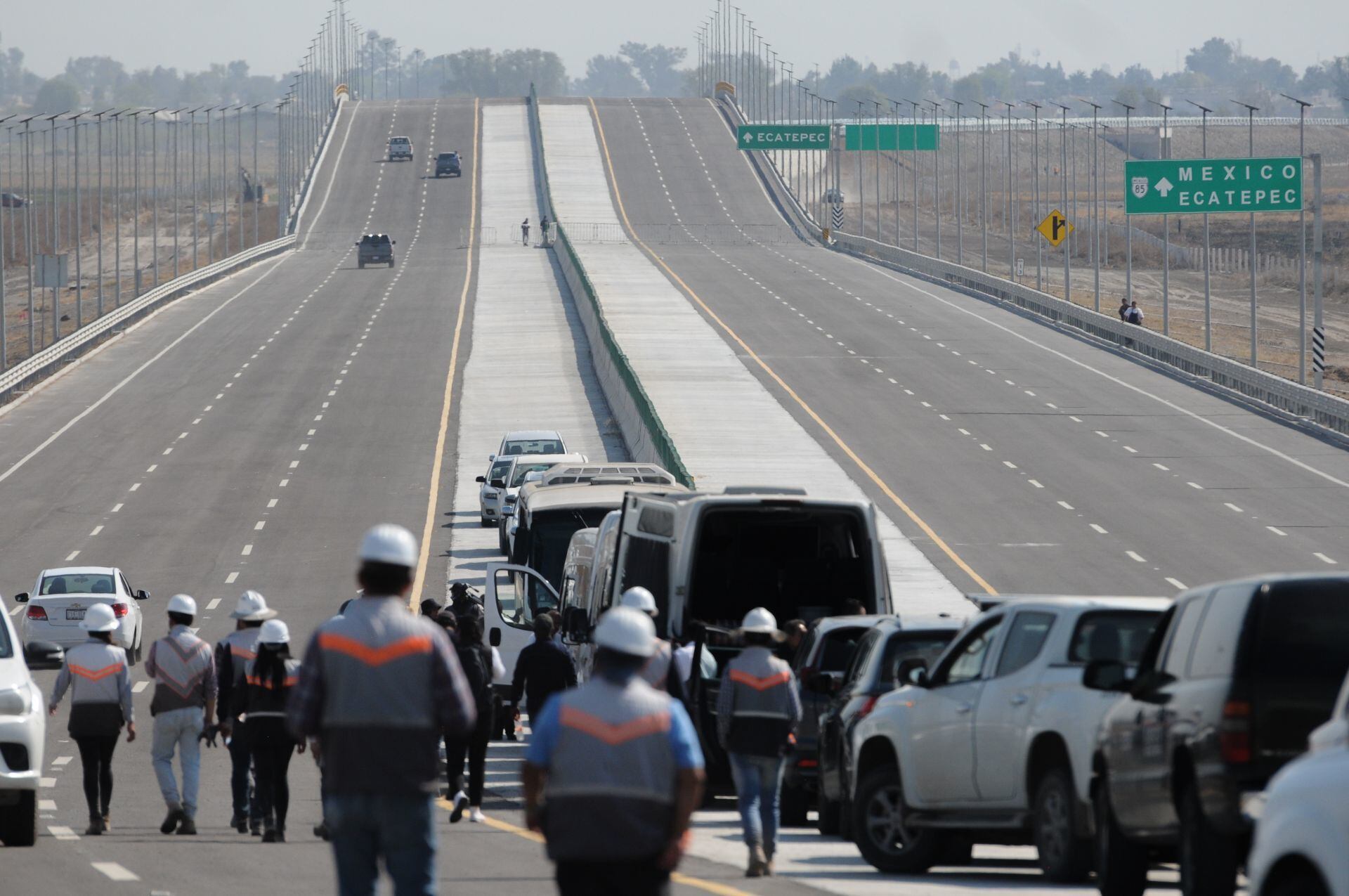 El Camino a Tonanitla, la vía inaugurada por el presidente López Obrador, es la principal vía de acceso al AIFA.