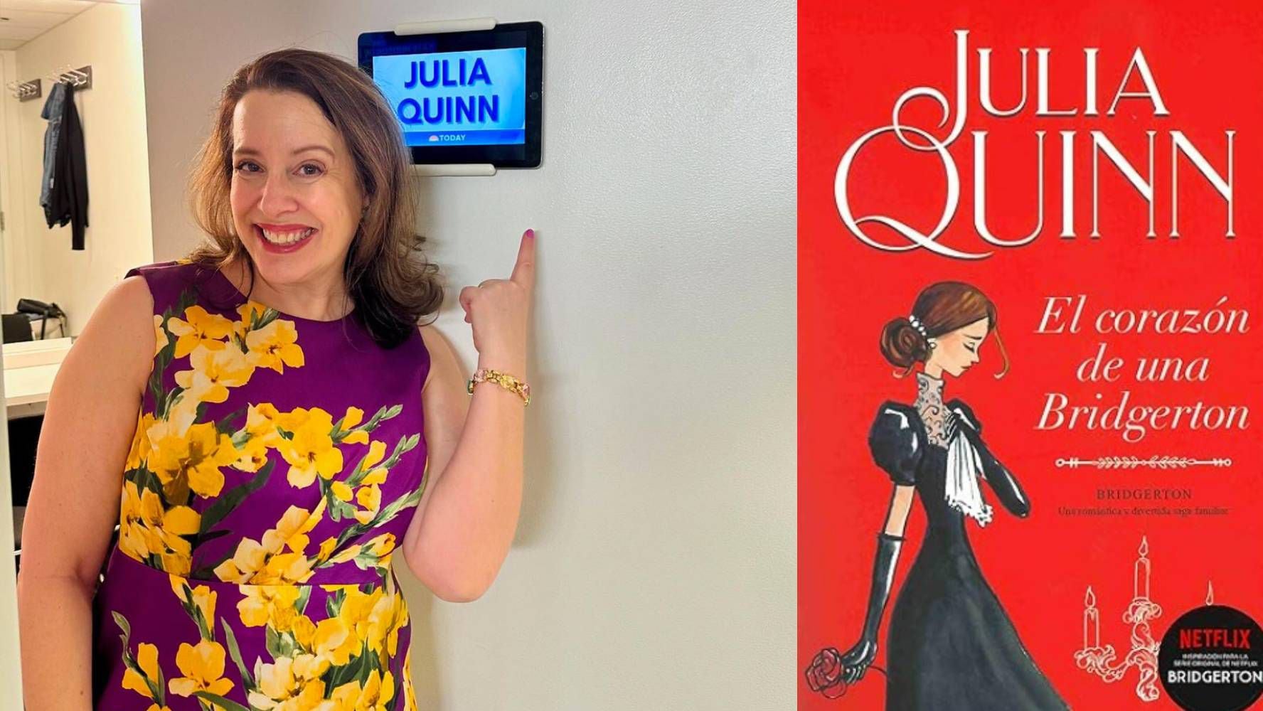 Julia Quinn, autora de la saga Bridgerton. (Foto: Instagram / @juliaquinnauthor).