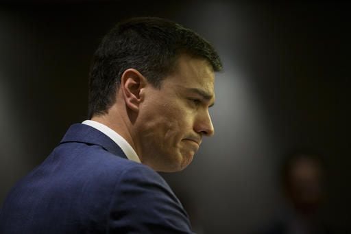 El presidente de España, Pedro Sánchez salió evitando pronunciarse sobre los puntos concretos del plan de paz entre Rusia y Ucrania. Foto: AP