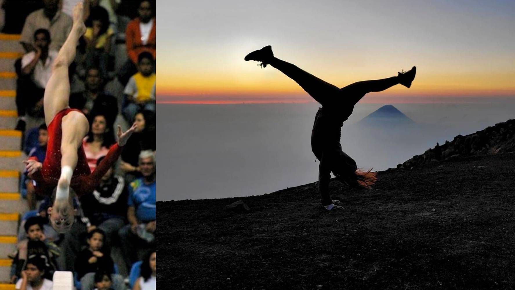 Adriana Ruano  se formó como gimnasta. (Fotos: @adrianaruano95).