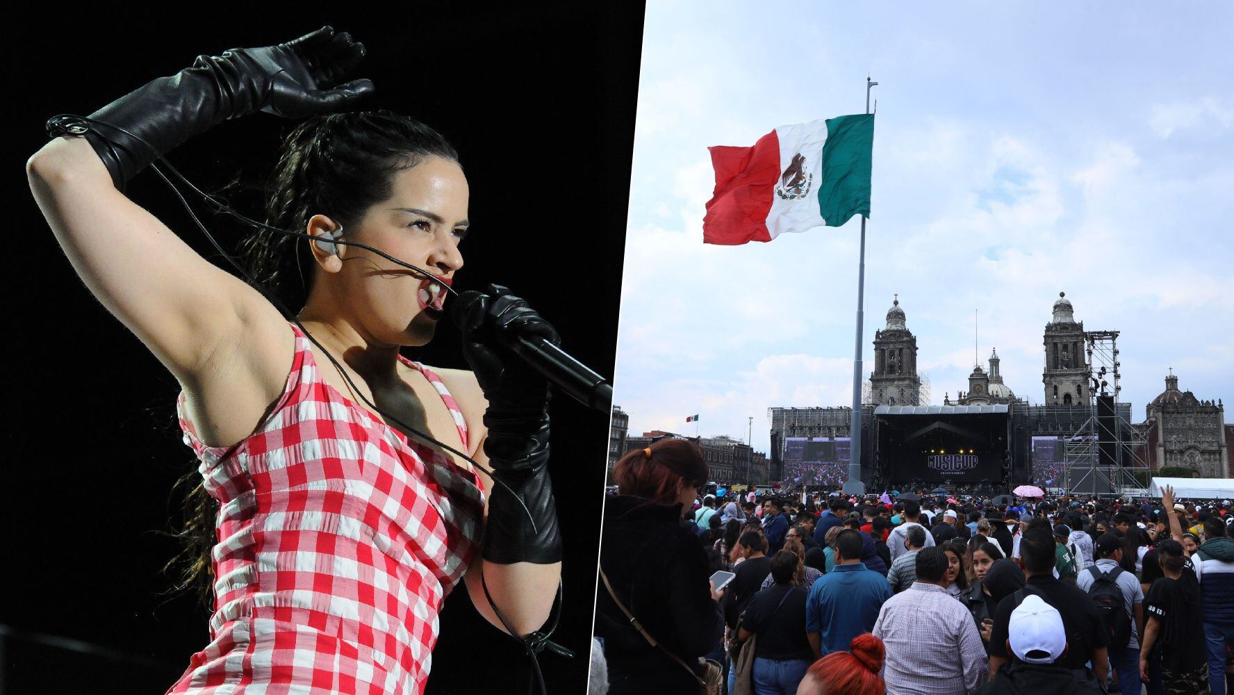 Rosalía se presentará en el Zócalo de la Ciudad de México este 28 de abril. (Foto: Cuartoscuro / Daniel Augusto / Edgar Negrete Lira)