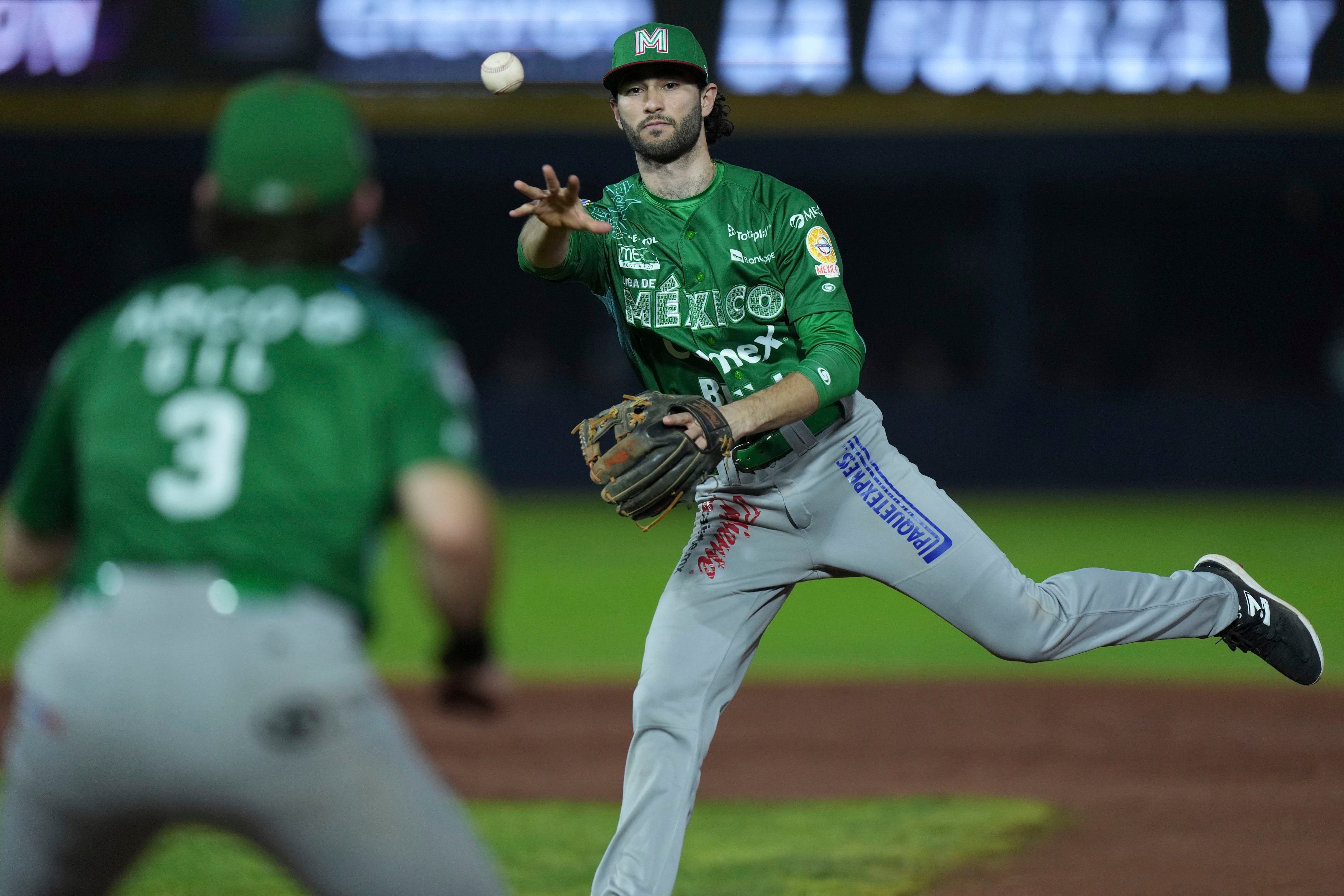 México derrotó a Japan Breeze en la Serie del Caribe el lunes 3 de febrero del 2025. (AP Foto/Fernando Llano)