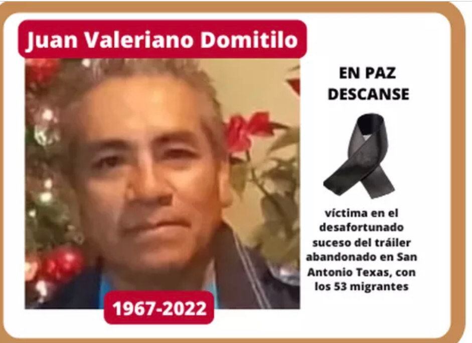 Juan Valeriano, víctima del tráiler en Texas, murió en su tercer viaje a Estados Unidos