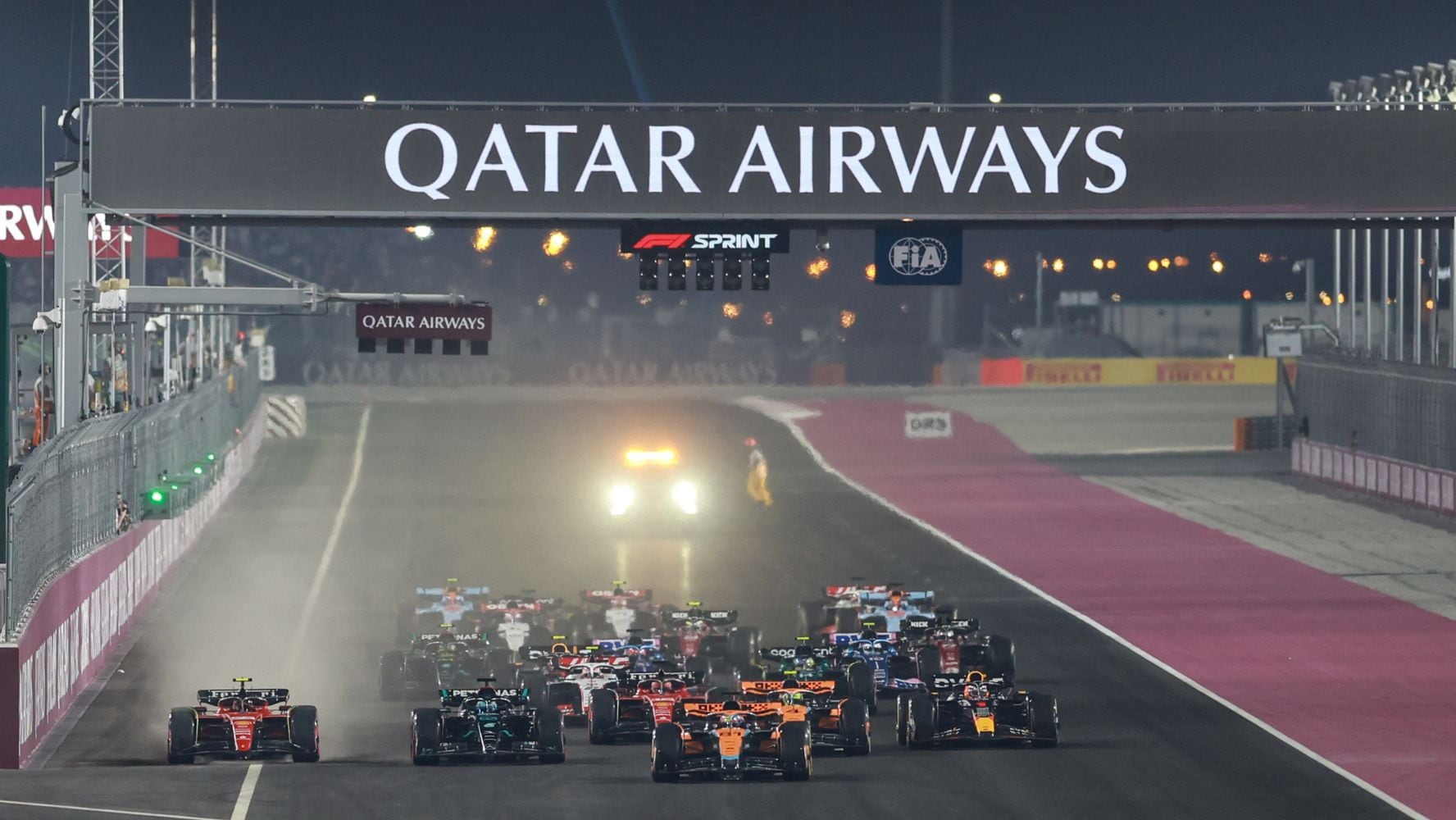 El próximo año, las carreras sprint concluirán en el GP de Qatar. (Foto: EFE / Ale Haider)