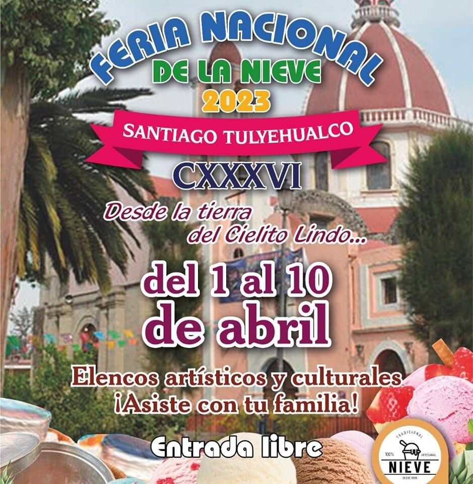La Feria de la Nieve 2023 en Xochimilco será a principios de abril. (Foto: Facebook / @Feria de la Nieve Tulyehualco Oficial)