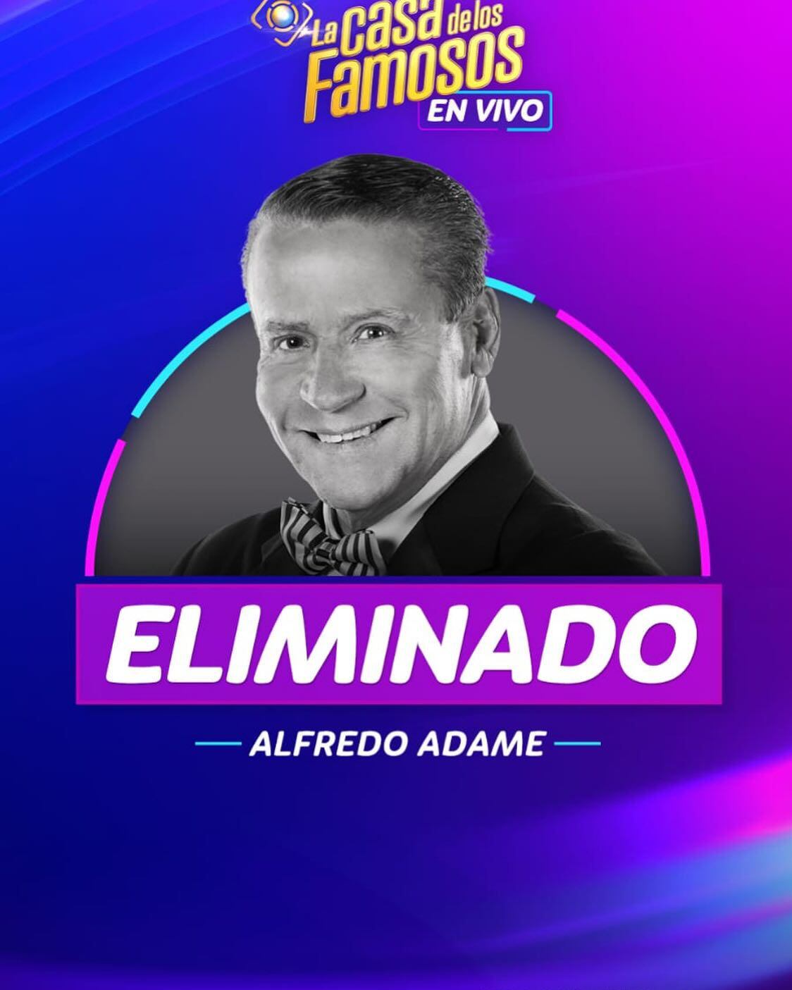 Alfredo Adame fue el doceavo expulsado de 'La Casa de los Famosos'. (Foto: Facebook @alfredoadamemx)
