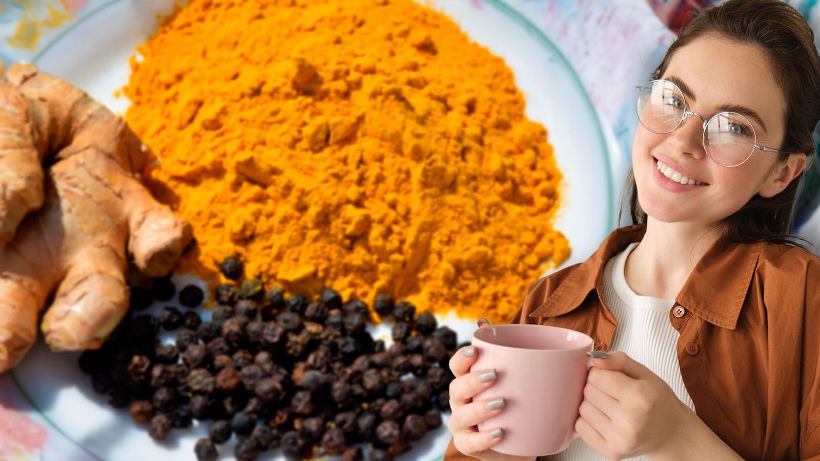 La piperina de la pimienta mejora la absorción de la curcumina de la cúrcuma. (Foto: Especial El Financiero / Shutterstock).