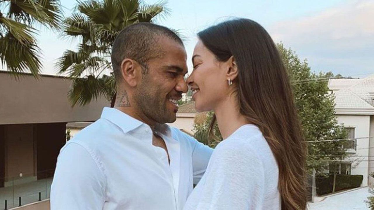 Dani Alves y Joana Sanz se casaron en 2017.