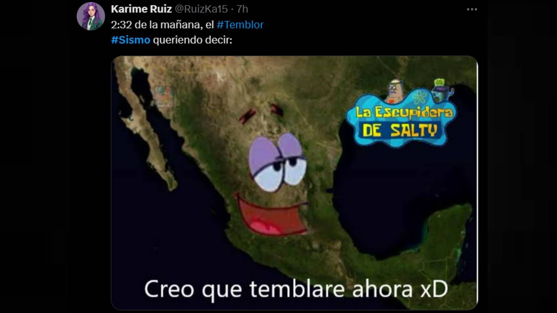 Memes del sismo de madrugada. (Foto: Especial).