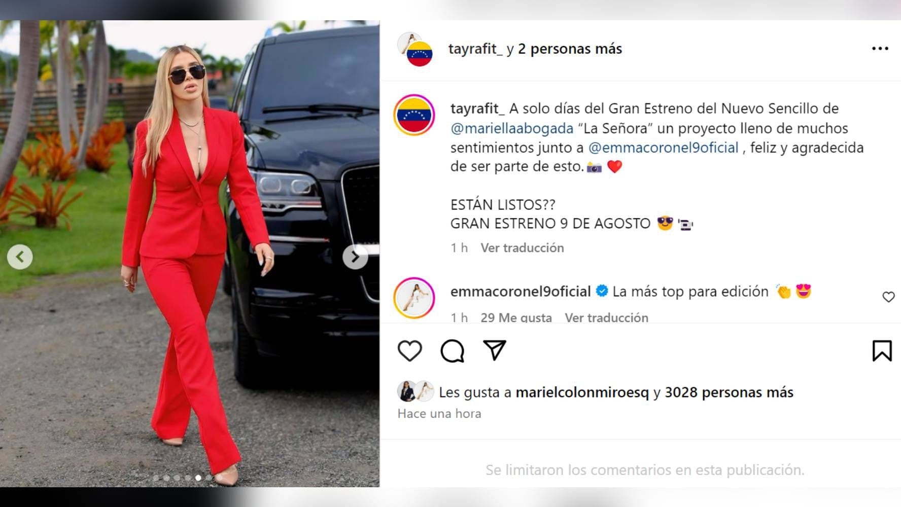 Emma Coronel está por estrenar un video musical llamado 'Señora'.