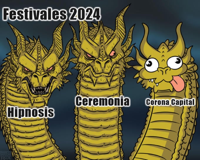 Memes sobre el cartel del Corona Capital 2024. (Foto: Redes sociales)