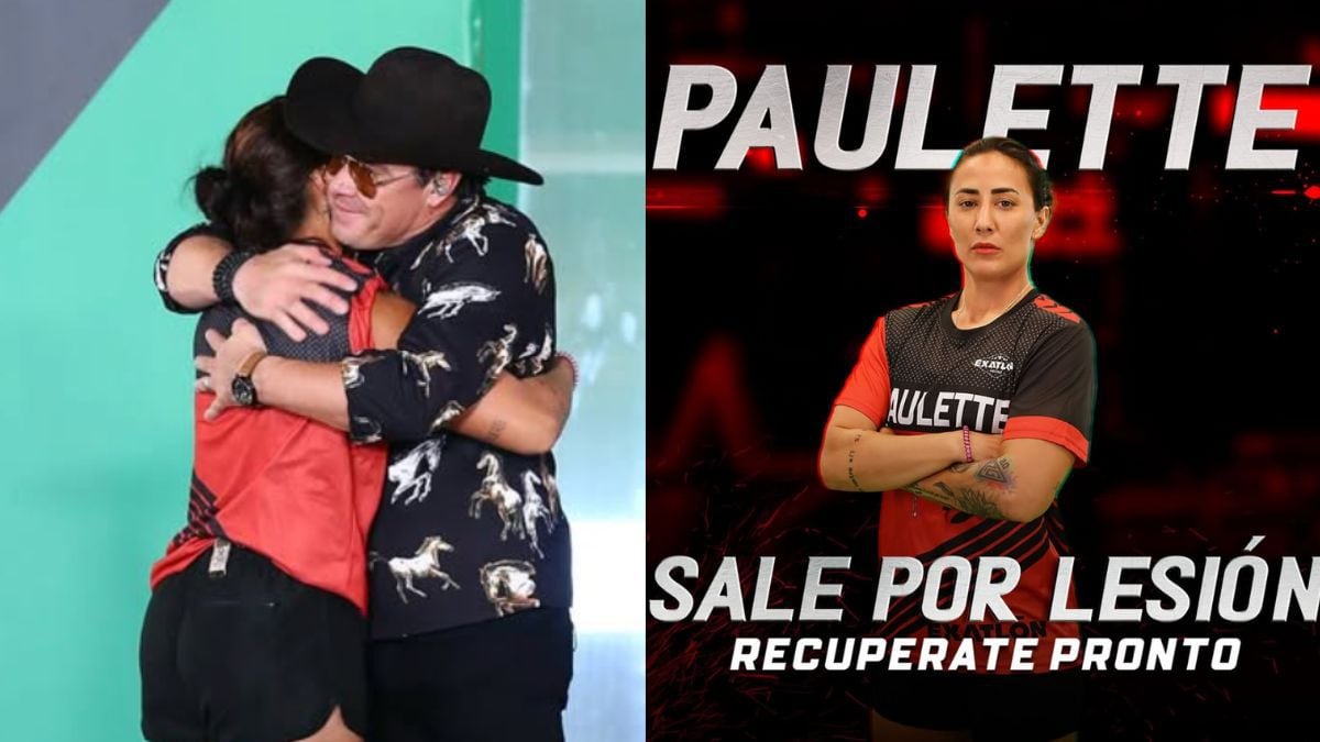 Paulette Gallardo se despidió de 'Exatlón' y el equipo rojo por una lesión en la nariz. (Foto: Instagram @exatlonmx)