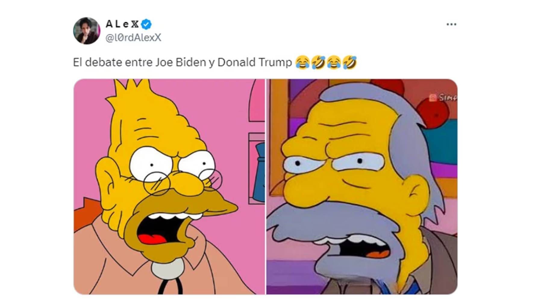 Joe Biden y Donald Trump ya habían sido causa de memes por su debate.