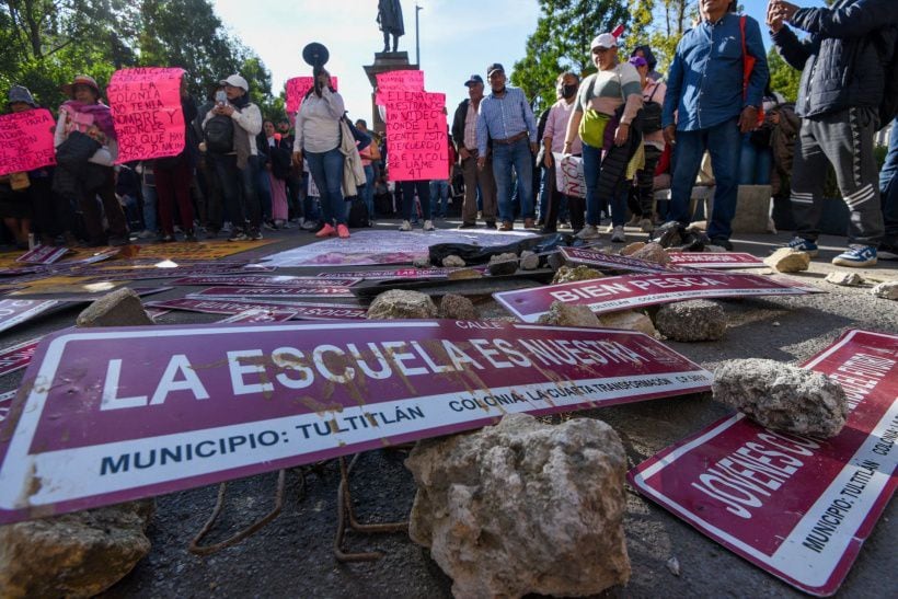 Las calles fueron renombradas por el gobierno del municipio de Tultitlán.