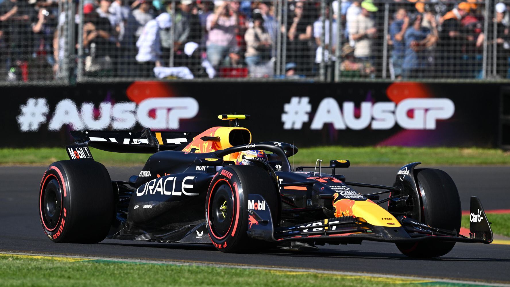 'Checo' Pérez largó sexto en el Gran Premio de Australia. (Foto: EFE) 