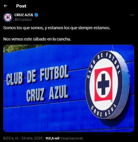 Luego de que Martín Anselmi fue visto abandonando el país, Cruz Azul aseguró que se presentarán en el partido del sábado. (Foto: Captura de pantalla)