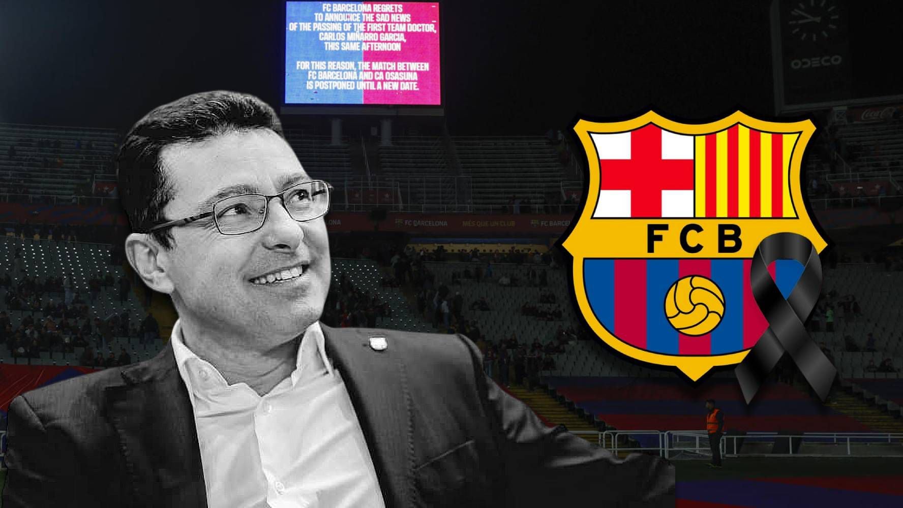 Muere Carles Miñarro, médico del ‘Barca’: Suspenden el Barcelona vs. Osasuna minutos antes del partido