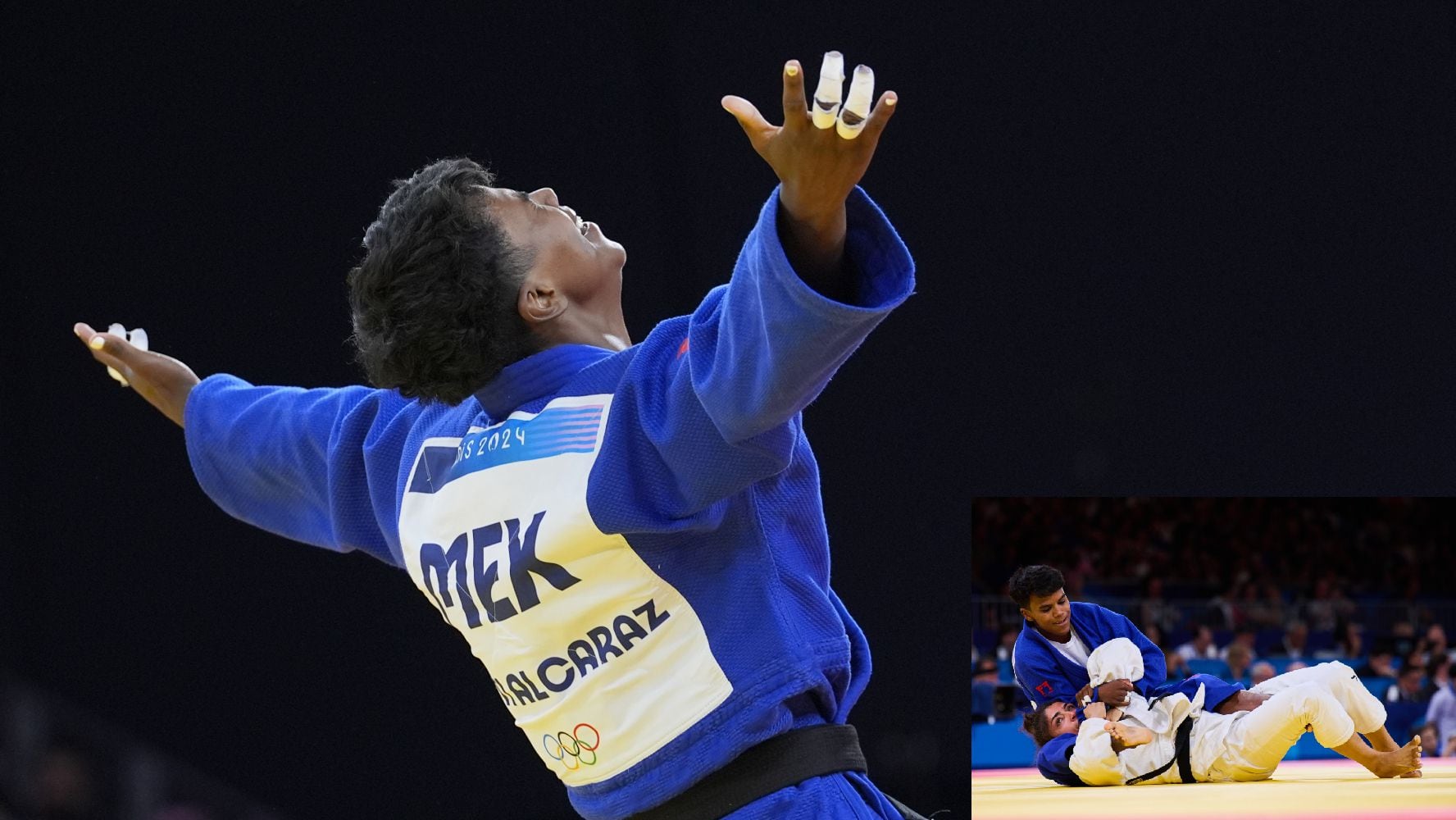 Prisca Awiti compitió en la final de judo, categoría -63kg, por la primera medalla de oro en la historia de México sobre este deporte.