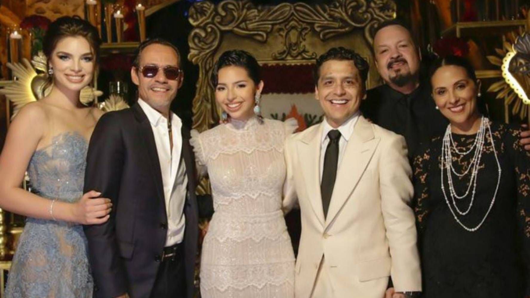 Marc Anthony estuvo en los invitados a la boda de Ángela Aguilar y Christian Nodal. (Foto: Instagram @pepeaguilar_oficial)