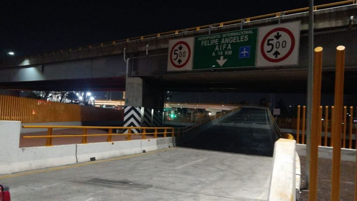 Reabren vía de acceso al AIFA: ¿Cuánto tiempo tardarás de Ecatepec al Felipe Ángeles?