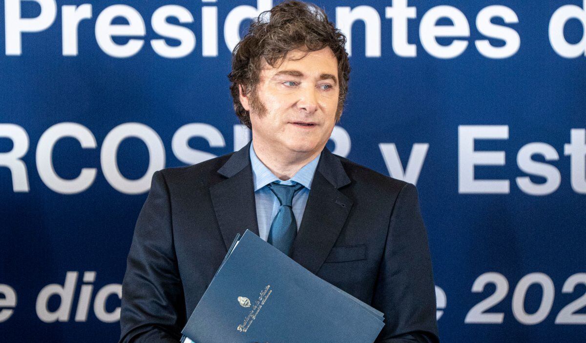 Javier Milei aseguró que no estaba enterado de los pormenores de las criptomonedas. (Foto: EFE) 