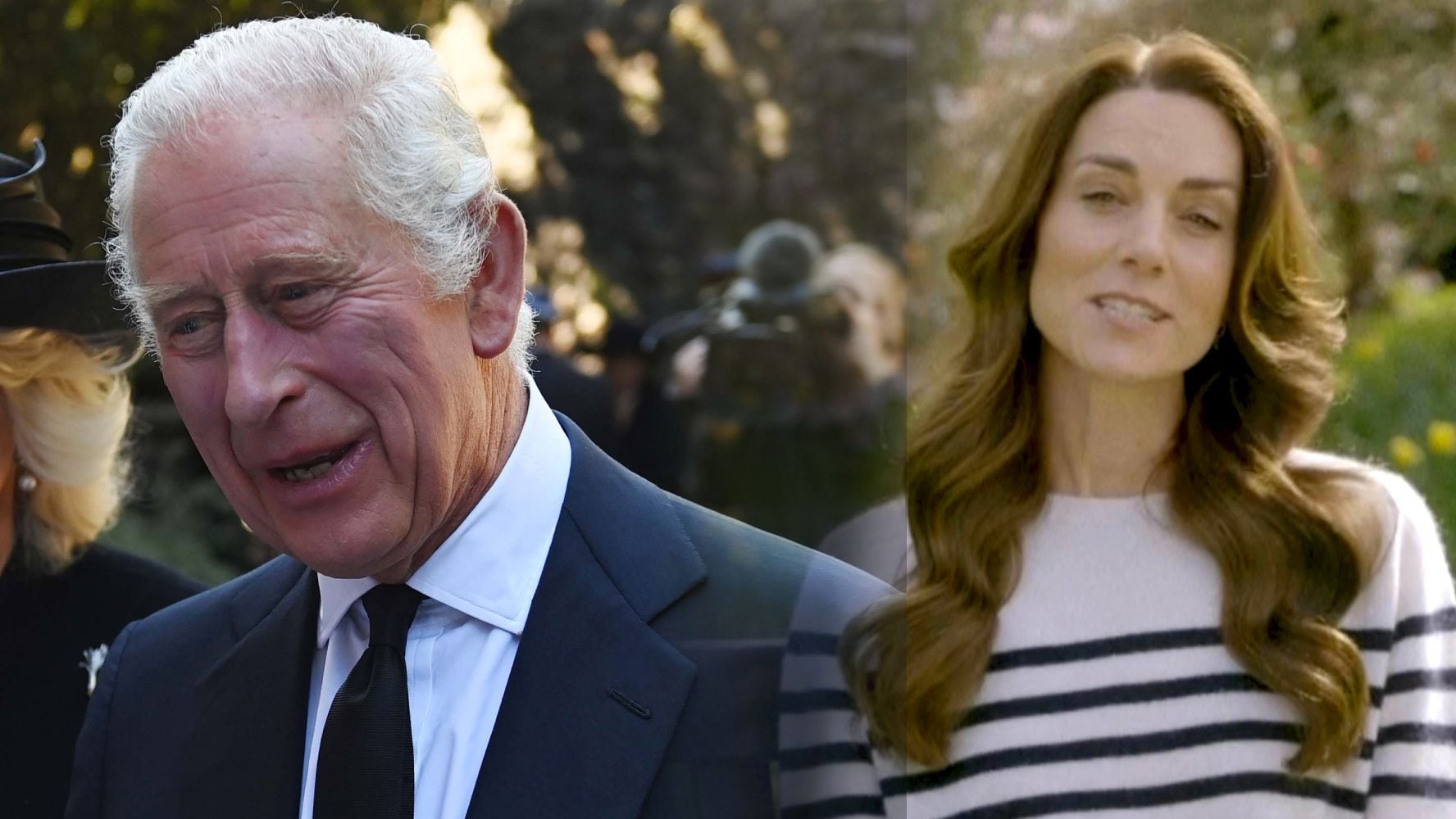 Carlos III y Kate Middleton están enfermos de cáncer, según reveló el palacio de Buckingham este 2024. (EFE/AP)