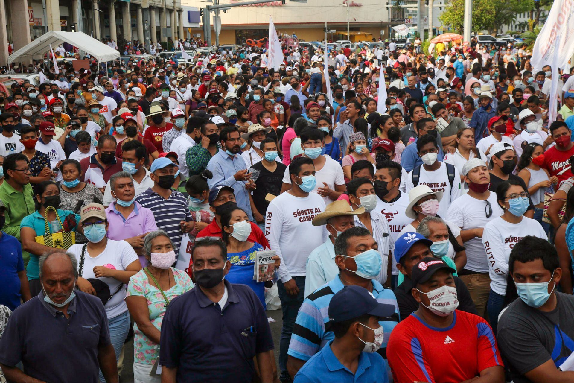 Tres brigadistas de Morena fueron agredidos en Oaxaca durante apertura de campaña 