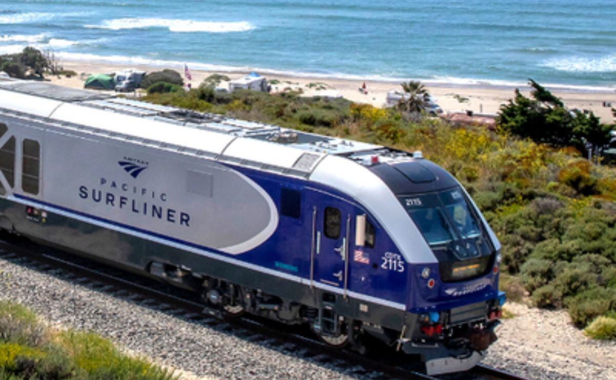 La mayor línea ferroviaria de California, en riesgo de desaparecer por cambio climático