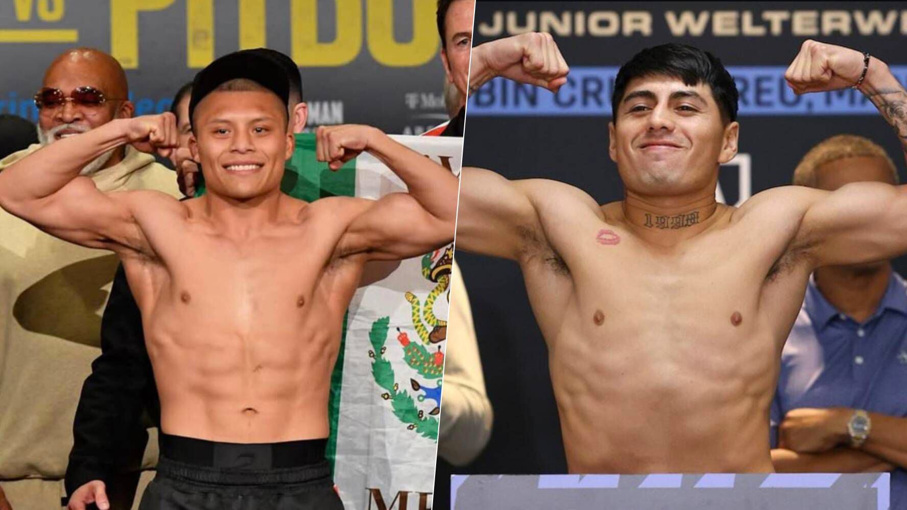 'Pitbull' Cruz vs. Ángel 'Tashiro' se enfrentan en una pelea de superligeros. (Foto: Instagram @issacpitbullcruz)