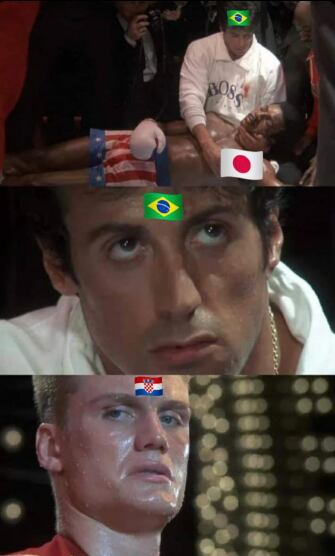 Brasil fue protagonista de memes en redes sociales (Foto: Twitter @nocontextfooty)