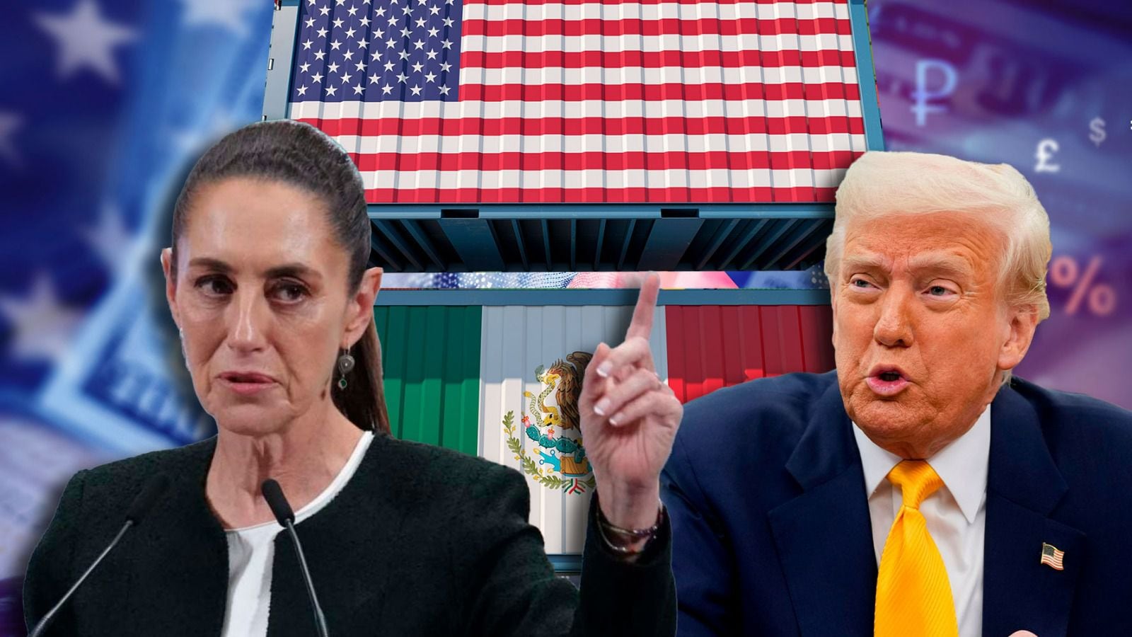 Los aranceles a México estuvieron en vigor dos días y se suspendieron luego de una llamada entre los presidentes Claudia Sheinbaum y Donald Trump.