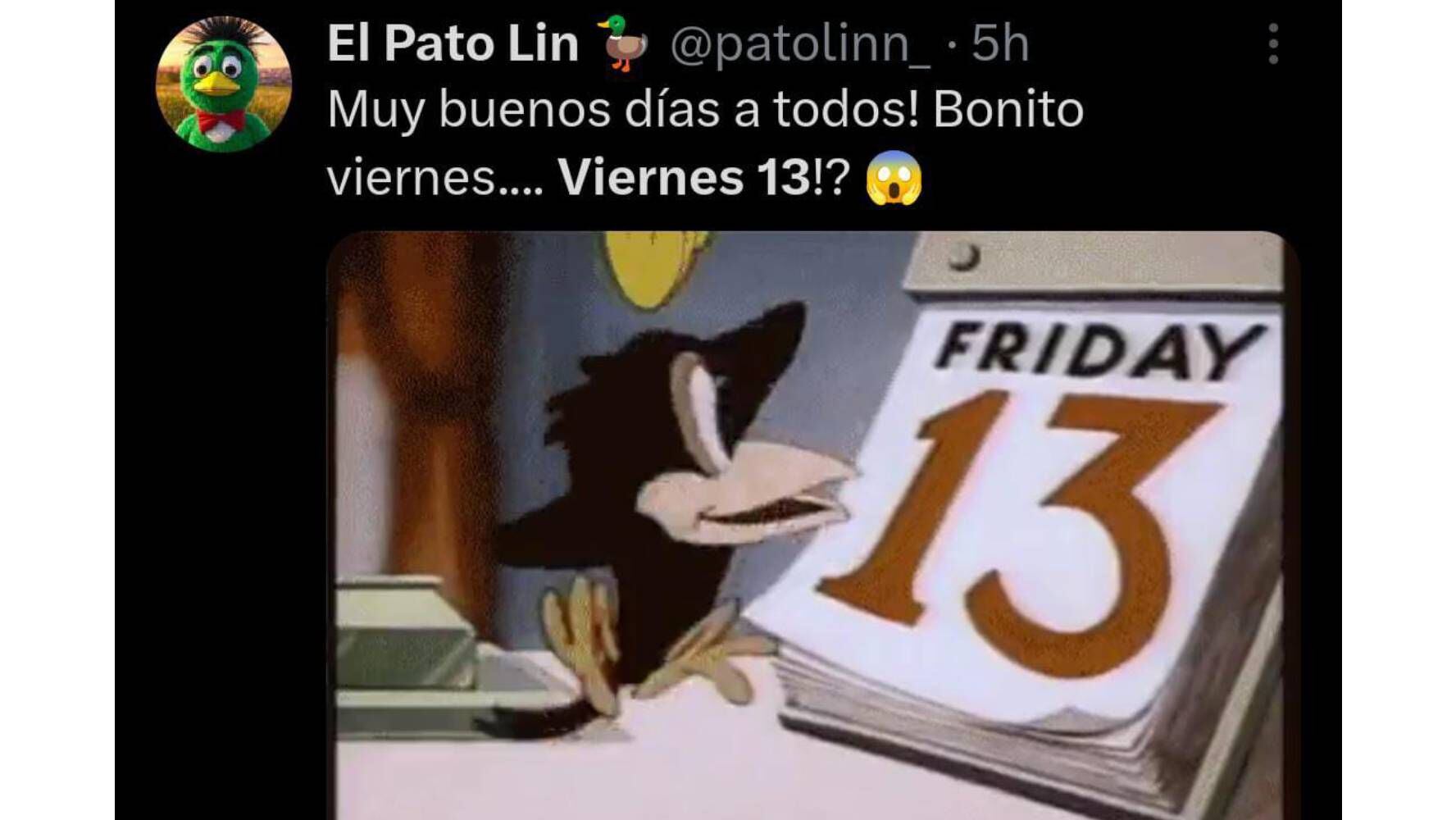 Los memes del viernes 13 de diciembre. (Foto: Captura X)