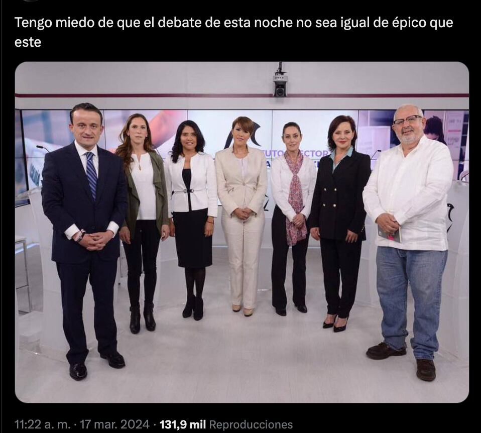 Los mejores memes del primer debate chilango. (Foto: x)