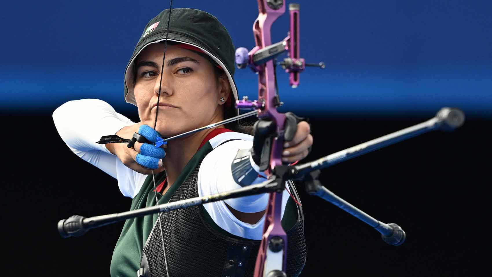 Alejandra Valencia en el Tiro con Arco de París 2024.