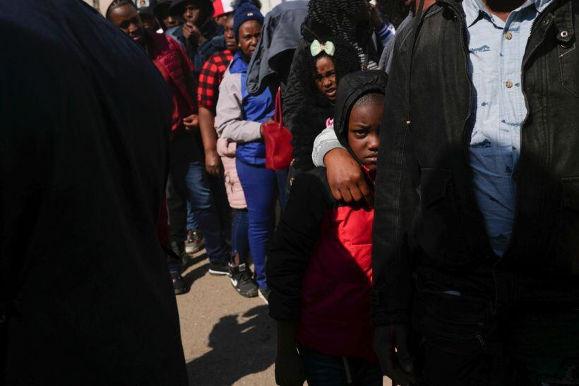 Migrantes de Haití solicitan asilo en México. (Foto: AP)