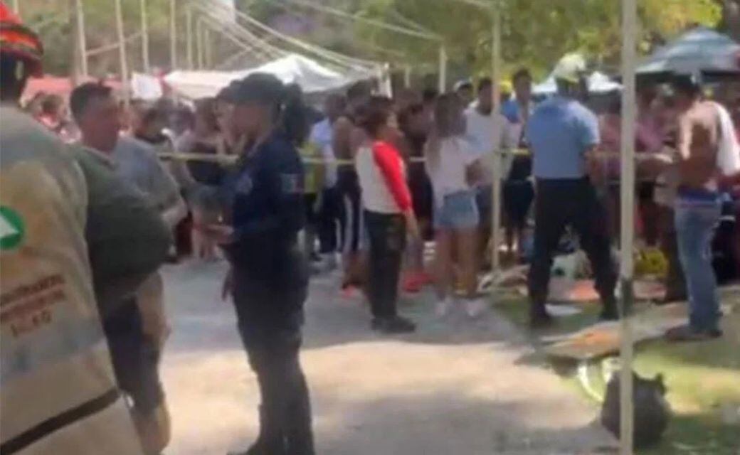 Tragedia en vacaciones: Cae árbol en balneario de Guanajuato; hay 14 heridos y un bebé muerto
