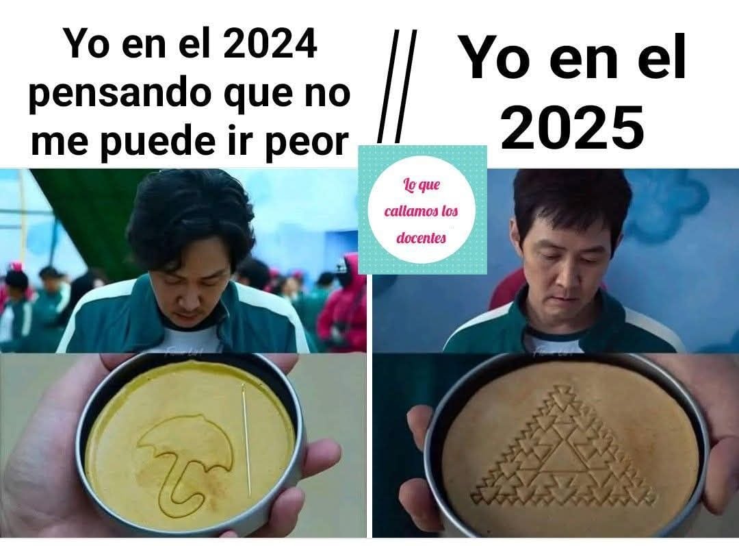 Memes e imágenes divertidas de Año Nuevo 2025. (Foto: Redes sociales)