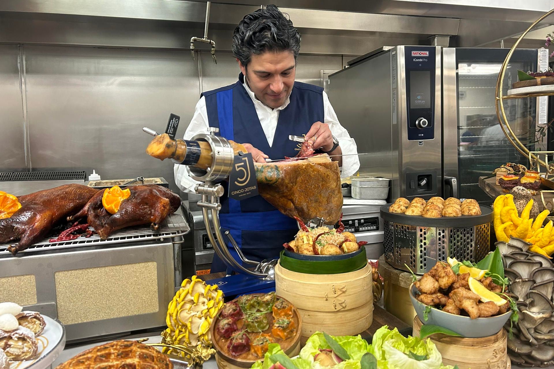 Un menú de Oscar diseñado para Hollywood: pato chino, bistec japonés y mucho chocolate. (Foto: EFE).