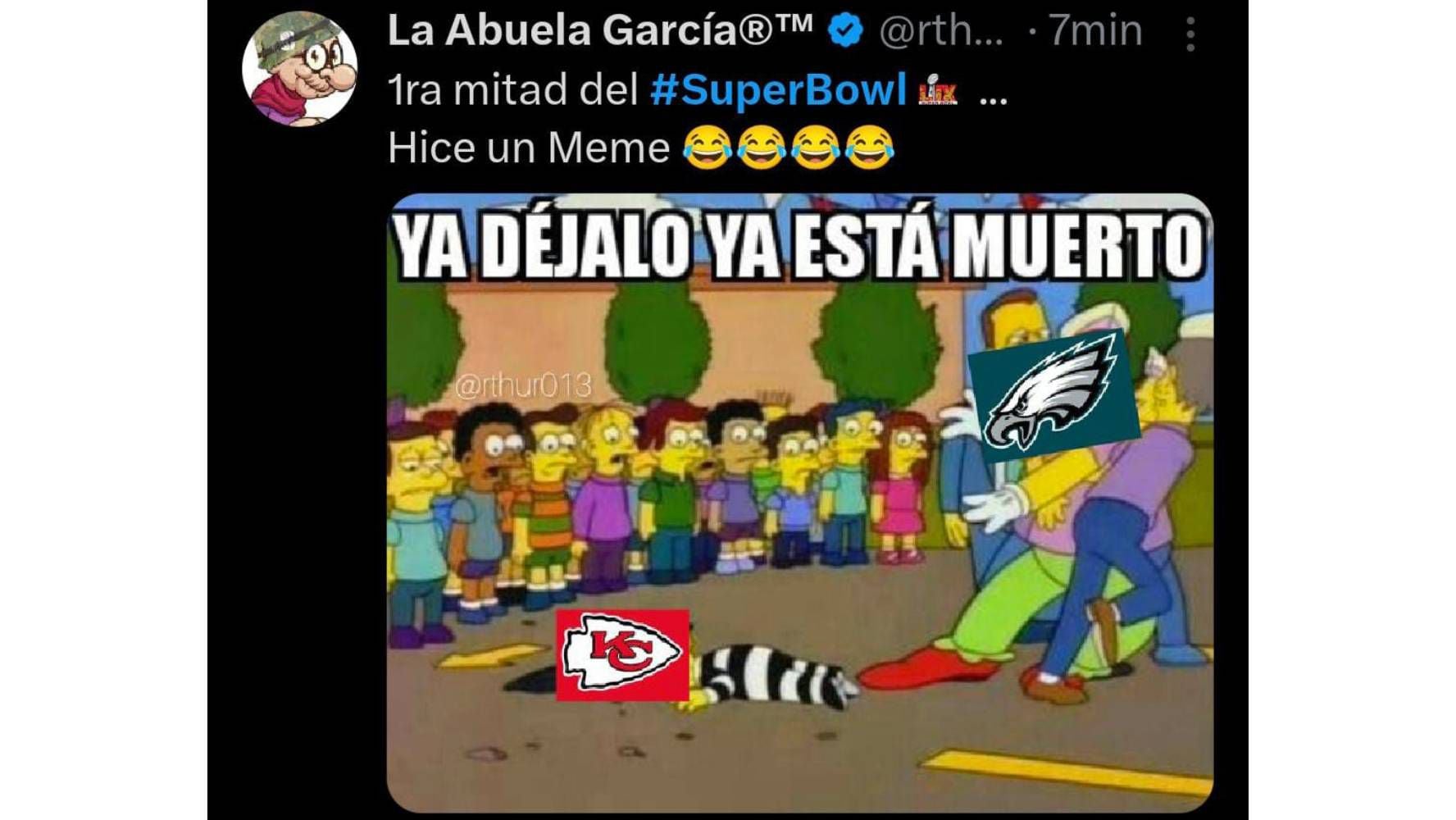 Memes del Super Bowl 2025. (Foto: Especial).