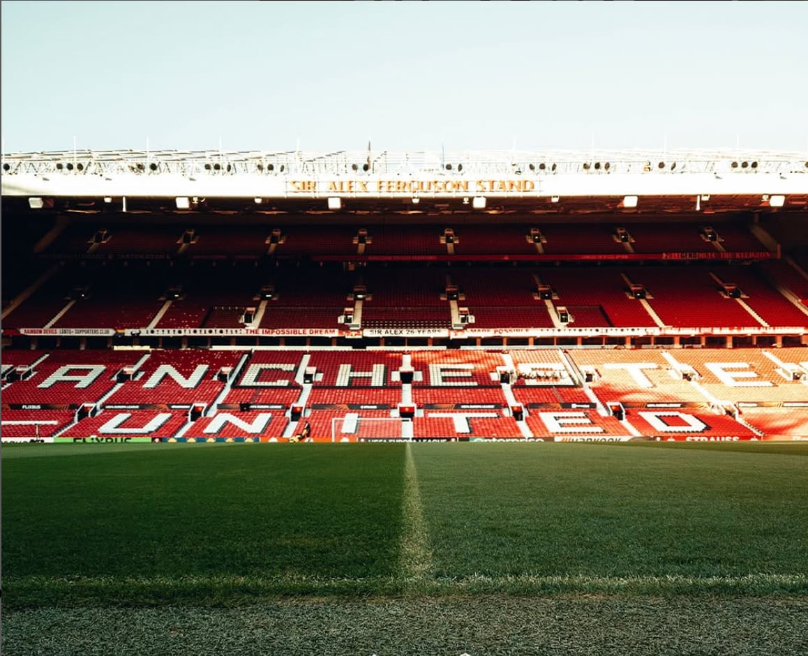 El estadio Wembley de Manchester United sería uno de los elegidos para un próximo Super Bowl. (Foto: Instagram @manchesterunited)